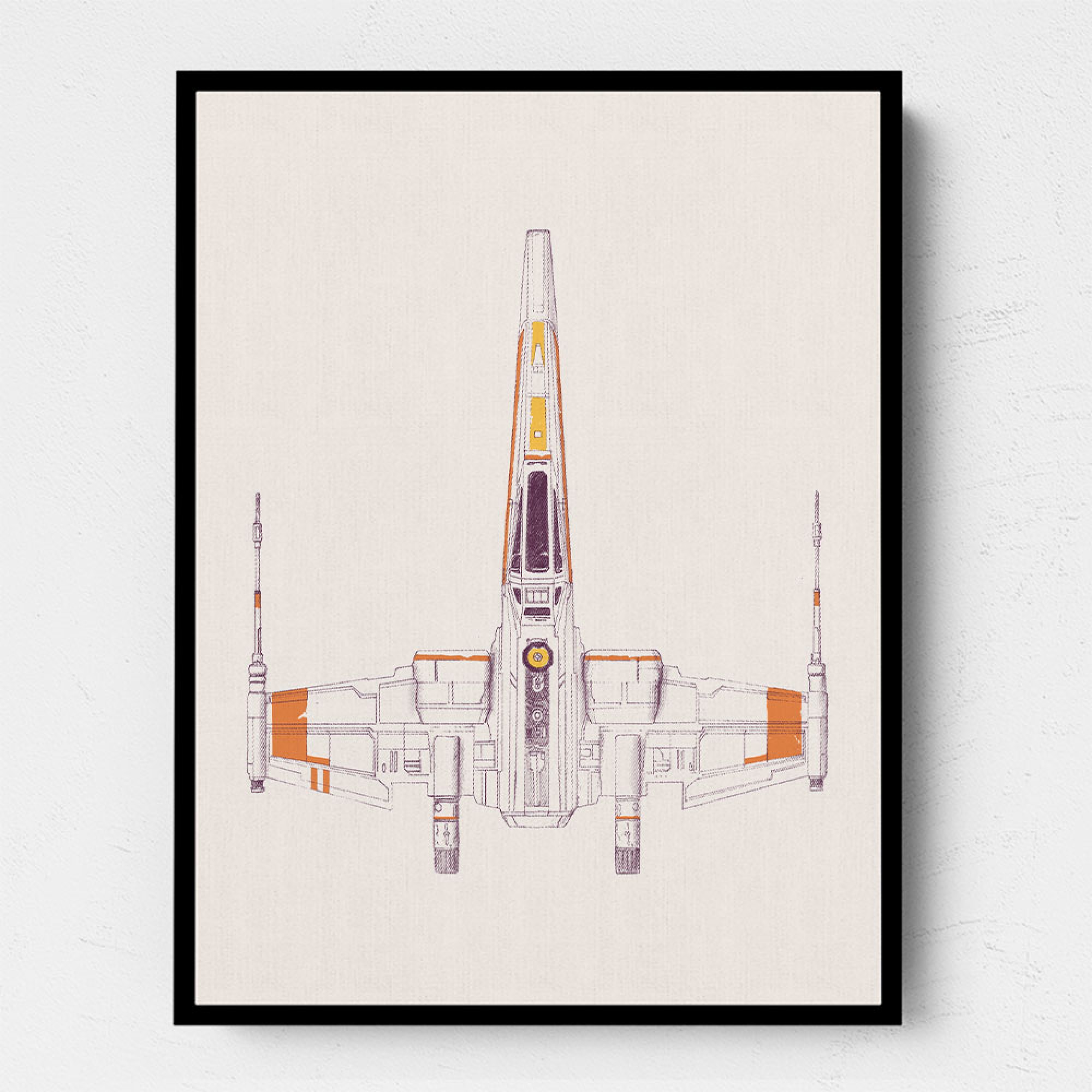 Spaceship Wall Art
